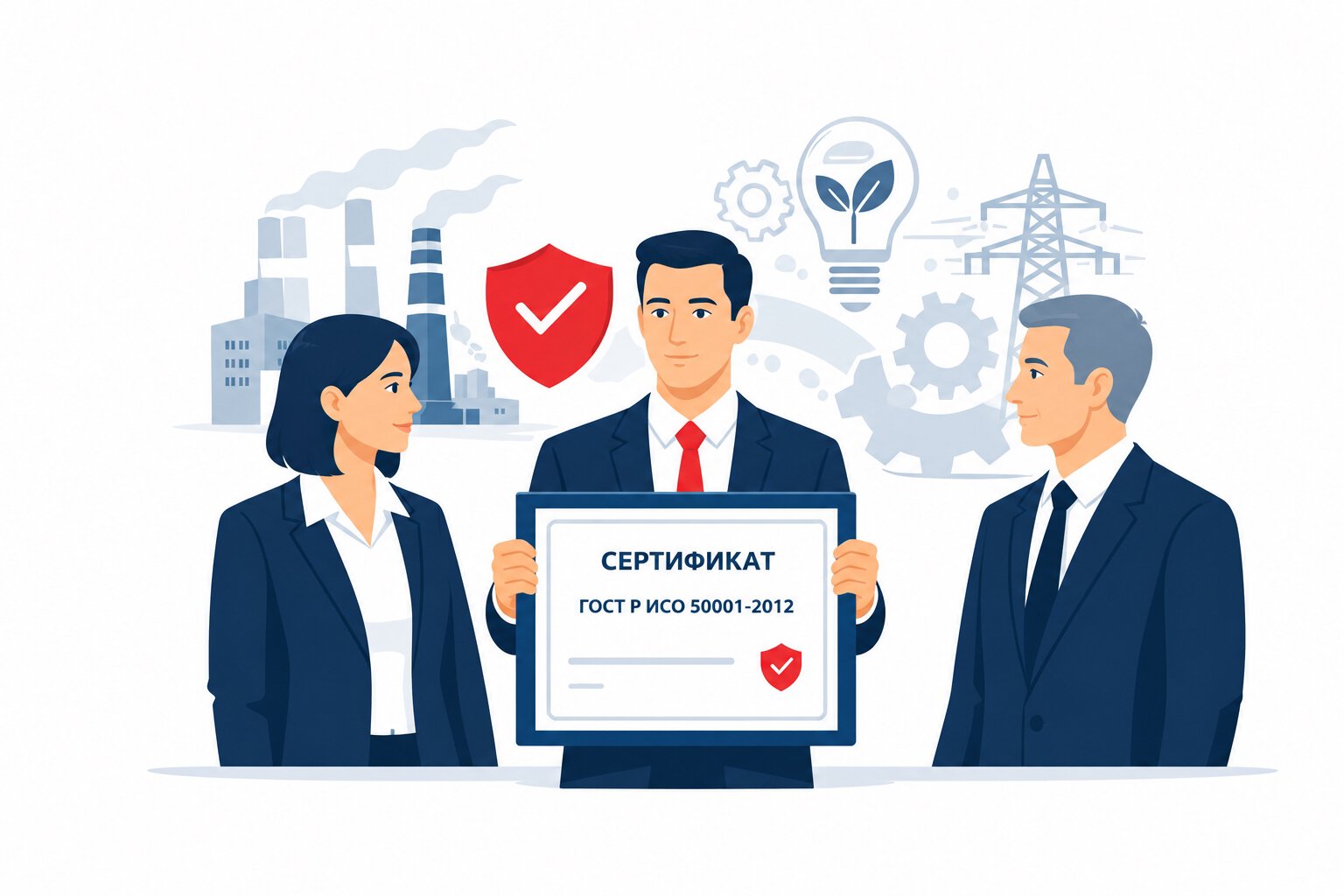 Оформление сертификата ГОСТ Р ИСО 50001-2012 в Армянске и по всему городскому округу Армянск республики Крым