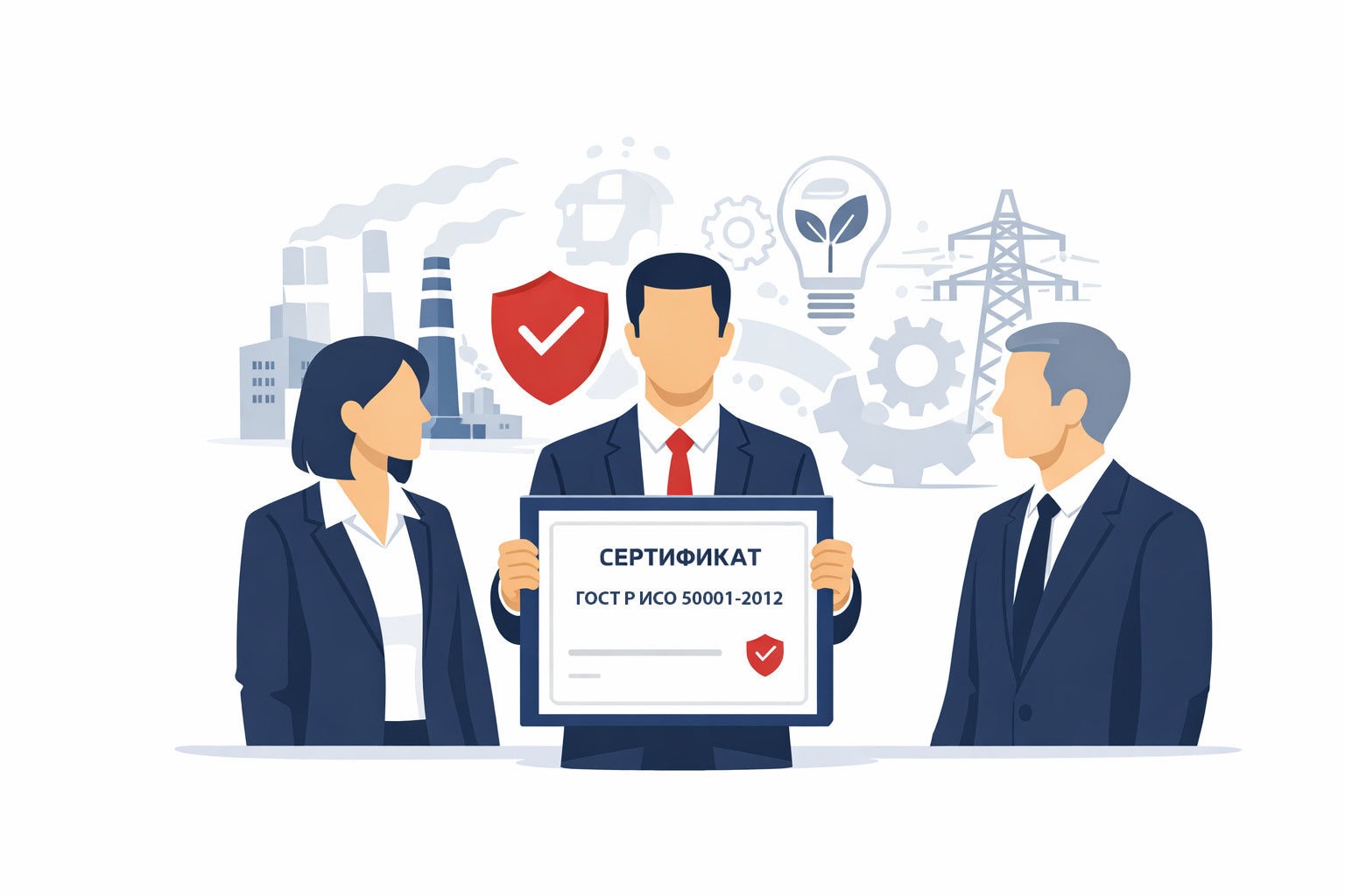 Оформление сертификата ГОСТ Р ИСО 50001-2012 в Армянске и по всему городскому округу Армянск республики Крым